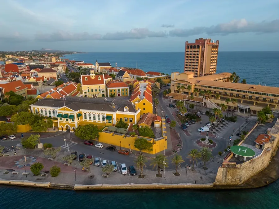 Vista aérea Willemstad Curaçao